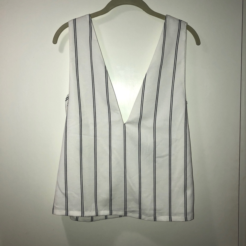 White & Black tank